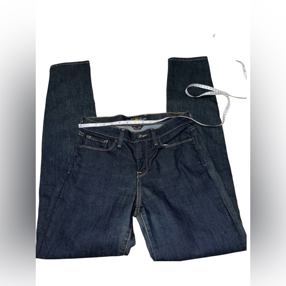 🔥 Lucky Brand Sofia Skinny Jeans – Size 6 / 28 Regular – Dark Wash - Picture 2 of 11